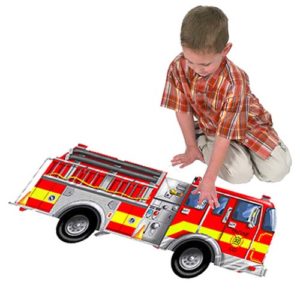 fire truck floor puzzle