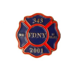 FDNY 15TH ANNIVERSARY PIN