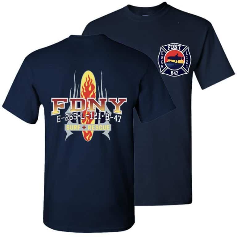 FDNY ROCKAWAY BEACH ENGINE 265 – LADDER 121 TEE